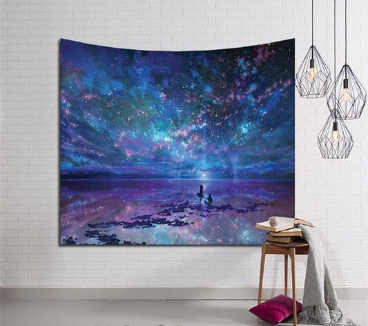 Star Guardian Indian Mandala Tapestry Wall Hanging Bohemian Gypsy Psychedelic Tapiz Witchcraft Tapestry