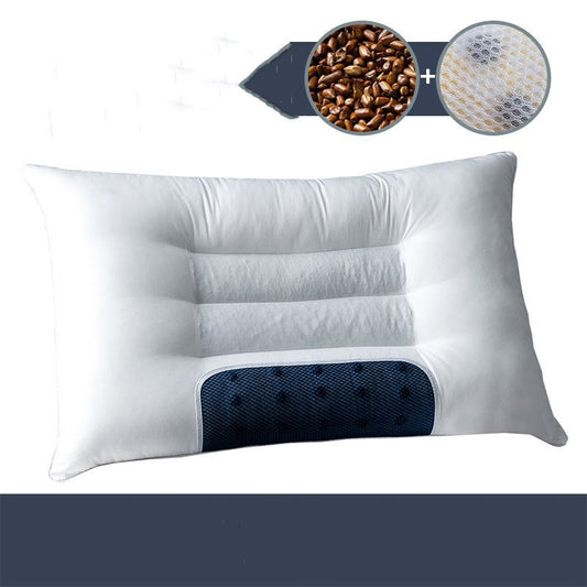 Cotton Cassia Seed Pillow Buckwheat Skin Cervical Pillow