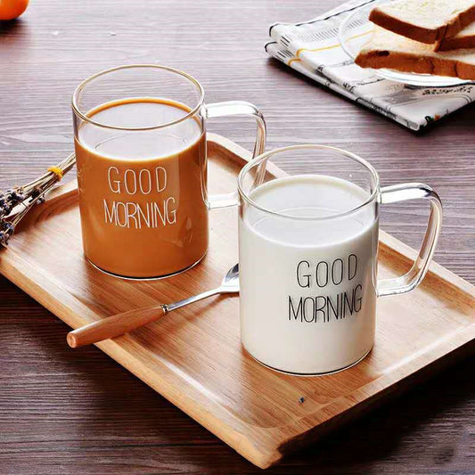 Breakfast alphabet milk cup coffee cup
