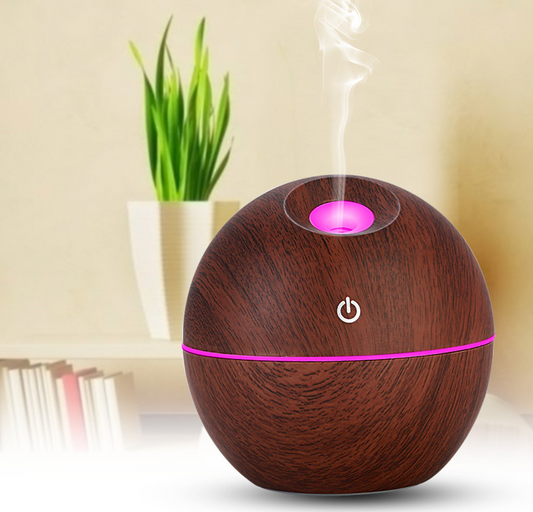 USB Aroma Essential Oil Ultrasonic Cold Steam Diffuser Air Humidifier Purifier 7 Color Change LED Night Light for Home Office