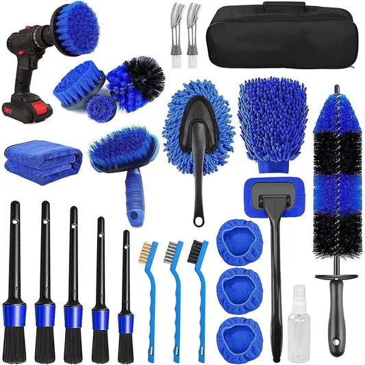 Tire Brush Car Supplies Cleaning Suit