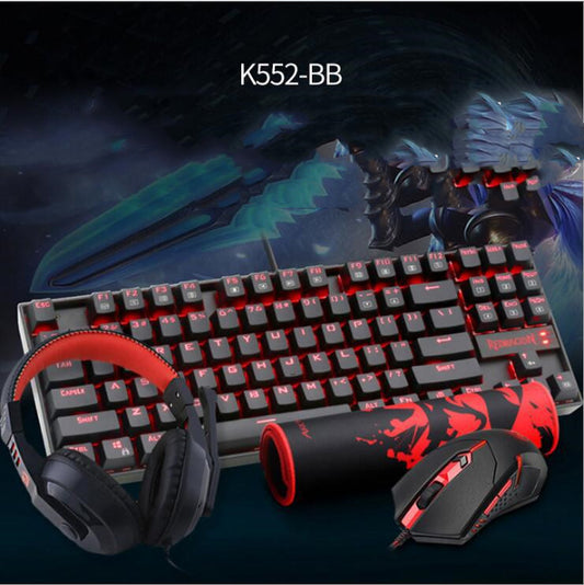 Monochrome Luminous Wired Mechanical E-sports Game Green Axis Keyboard