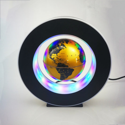 Magnetic Levitation Globe Rotating Luminous European-style Office Desktop Living Room Decoration