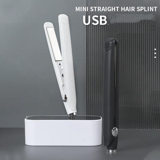 Usb Interface Mini Hair Curler And Straightener Dual-use Hair Curler